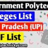 PDF List of Government Polytechnic Colleges in UP 2025 PDF List by polytechnickyo